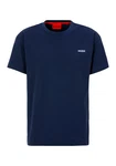 HUGO Pyjamaoberteil Tortuga mit Markenlabel 