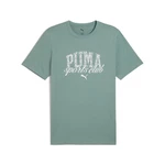 PUMA T-Shirt CLASS GRAPHIC TEE Grün/Dunkelgrün/Hellgrün