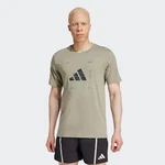 adidas Performance T-Shirt M BOX LOGO G T Dunkelgrün/Khaki