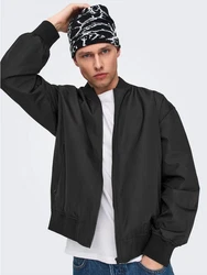 ONLY & SONS Blouson Bomberjacke ONSGAVIN BOMBER JACKET (8522) Dunkelgrau/Schwarz