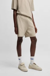 HUGO Kurzarmshirt und Shorts Nuwafflo Blau (10268873)