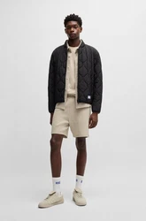 HUGO Kurzarmshirt und Shorts Nuwafflo Blau (10268873)