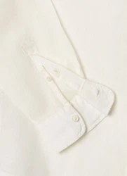 Pepe Jeans Langarmhemd ARNAU Khaki/Weiß/Beige/Grau