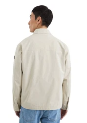 Marc O'Polo Outdoorjacke aus wasserabweisendem Materialmix Khaki/Beige/Braun