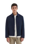 Marc O'Polo Outdoorjacke aus wasserabweisendem Materialmix Dunkelblau/Hellblau/Blau
