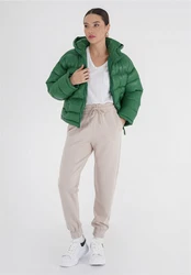 freshlions Steppjacke Tara Grün/Dunkelgrün