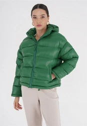freshlions Steppjacke Tara Grün/Dunkelgrün