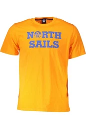 T-Shirt Stylisches Herren T-Shirt in Orange mit Logo-Print