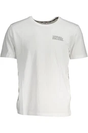 T-Shirt Weies Herren T-Shirt mit Rundhalsausschnitt und