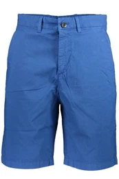 5-Pocket-Hose Herren Bermuda Hose Blau aus Bio-Baumwolle - Klassisch mit 4 Taschen