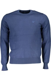 Strickpullover Herren Pullover Blau aus recycelten Fasern - Nachhaltige Mode