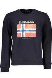Sweatshirt Trendiges Herren-Sweatshirt: Blau, Rundhals