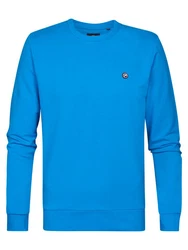 Petrol Industries Sweatshirt mit Logo Blau/Hellblau