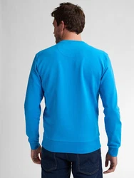 Petrol Industries Sweatshirt mit Logo Blau/Hellblau