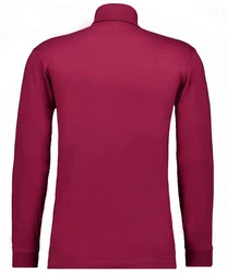 RAGMAN Rollkragenshirt Langarmshirt Unterzieh Rolli Rosa/Dunkelrot/Lila