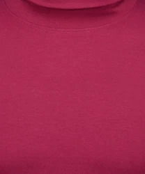 RAGMAN Rollkragenshirt Langarmshirt Unterzieh Rolli Rosa/Dunkelrot/Lila