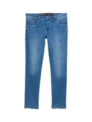 TOM TAILOR Denim Straight-Jeans TTAEDAN Blau/Beige/Hellblau