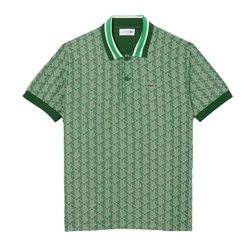Lacoste Poloshirt Monogramm Polo Grün/Dunkelgrün