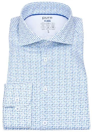 Langarmhemd Slim Fit stark tailliert Haifischkragen