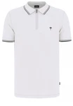 JOOP! Poloshirt Pavlos Grau/Weiß/Rot