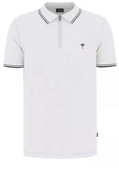 JOOP! Poloshirt Pavlos Grau/Weiß/Rot