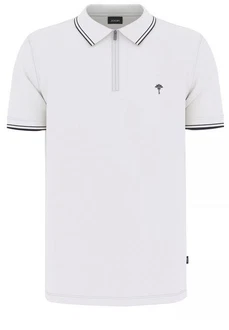 JOOP! Poloshirt Pavlos Grau/Weiß/Rot