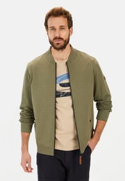 Sweatjacke mit Stehkragen