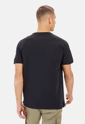 camel active T-Shirt mit Cooling Effekt Schwarz/Dunkelblau
