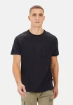 camel active T-Shirt mit Cooling Effekt Schwarz/Dunkelblau