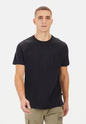 camel active T-Shirt mit Cooling Effekt Schwarz/Dunkelblau