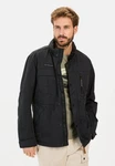 camel active Blouson Fieldjacket-Stil Schwarz/Dunkelblau/Dunkelgrau