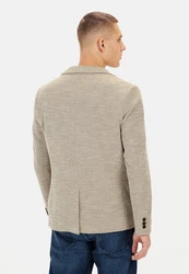 camel active Jerseysakko mit 2-Knopf-Verschluss Blazer Khaki/Beige/Braun