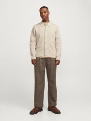 Jack & Jones Strickjacke Beige/Khaki