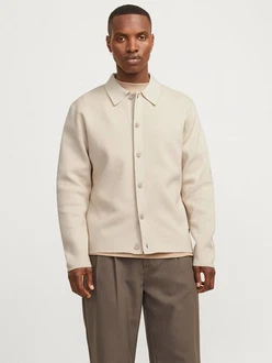 Jack & Jones Strickjacke Beige/Khaki