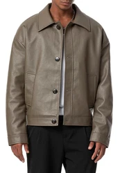 RedBridge Lederimitatjacke Urban Style Braun/Grau/Khaki/Beige