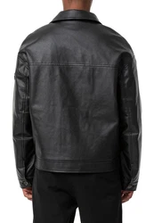 RedBridge Lederimitatjacke Urban Style Schwarz/Dunkelgrau