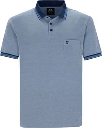 Hajo Sweatshirt Herren-Poloshirt Piqu Uni 