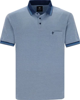 Hajo Sweatshirt Herren-Poloshirt Piqu Uni 
