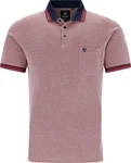 Hajo Sweatshirt Herren-Poloshirt Piqu Uni Rot/Rosa/Lila/Bordeaux
