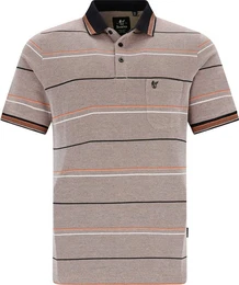 Sweatshirt Herren-Poloshirt Piqu Streifen