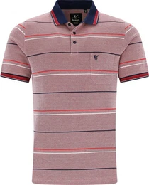 Sweatshirt Herren-Poloshirt Piqu Streifen