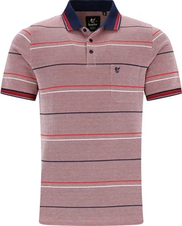 Hajo Sweatshirt Herren-Poloshirt Piqu  Streifen