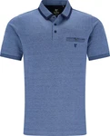 Hajo Sweatshirt Herren-Poloshirt Uni Blau/Hellblau/Dunkelblau