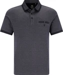 Hajo Sweatshirt Herren-Poloshirt Uni Dunkelblau/Dunkelgrau/Grau/Schwarz