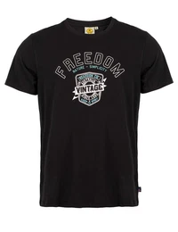 T-Shirt Australia Vintage (1, 1-tlg., 1) Freedom-Print fr entspannte und lssige Styles