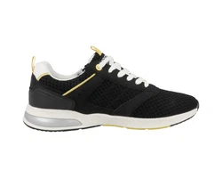 Dockers by Gerli Schnürschuh Sneaker Schwarz/Grau/Gelb