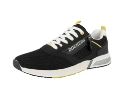 Dockers by Gerli Schnürschuh Sneaker Schwarz/Grau/Gelb