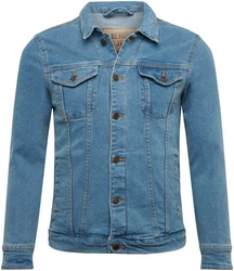 DENIM PROJECT Jeansjacke im klassischen Look Hellblau/Blau/Dunkelblau
