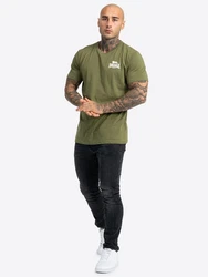 Lonsdale T-Shirt BLAIRMORE Dunkelgrün/Khaki/Grün