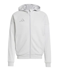 adidas Performance Sweatjacke Tiro 25 Kapuzenjacke Grau/Hellgrau/Weiß